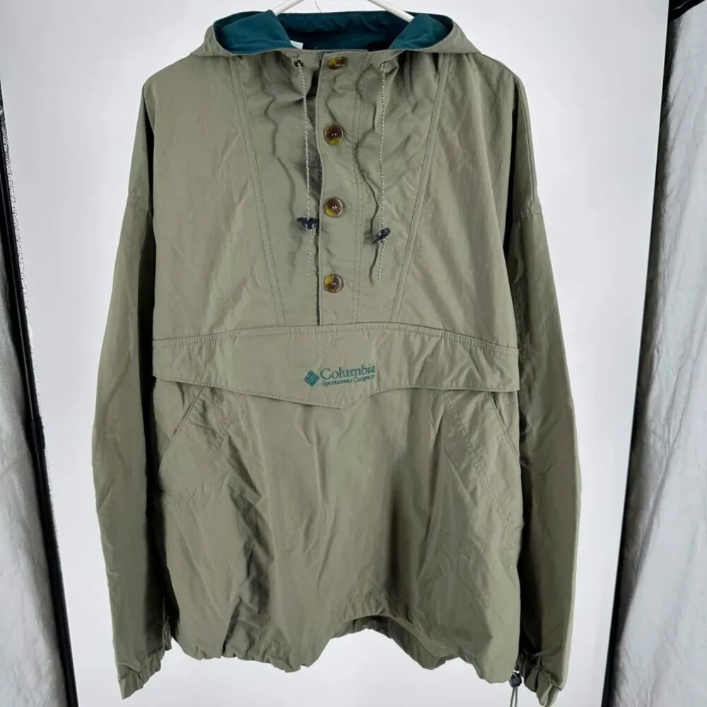 Vintage Columbia Anorak Jacket Size XL